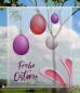 Preview: Ostern in silber, Scheibenhänger eckig